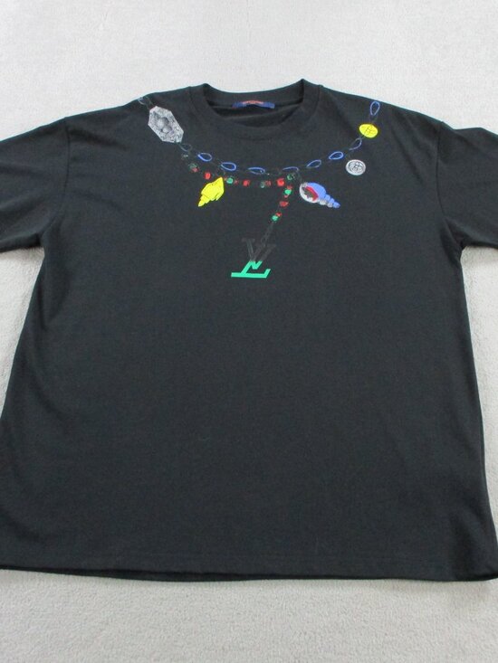 Louis Vuitton Other - Louis Vuitton Nautical Necklace Shirt Adult Large Black Graphic Print Designer